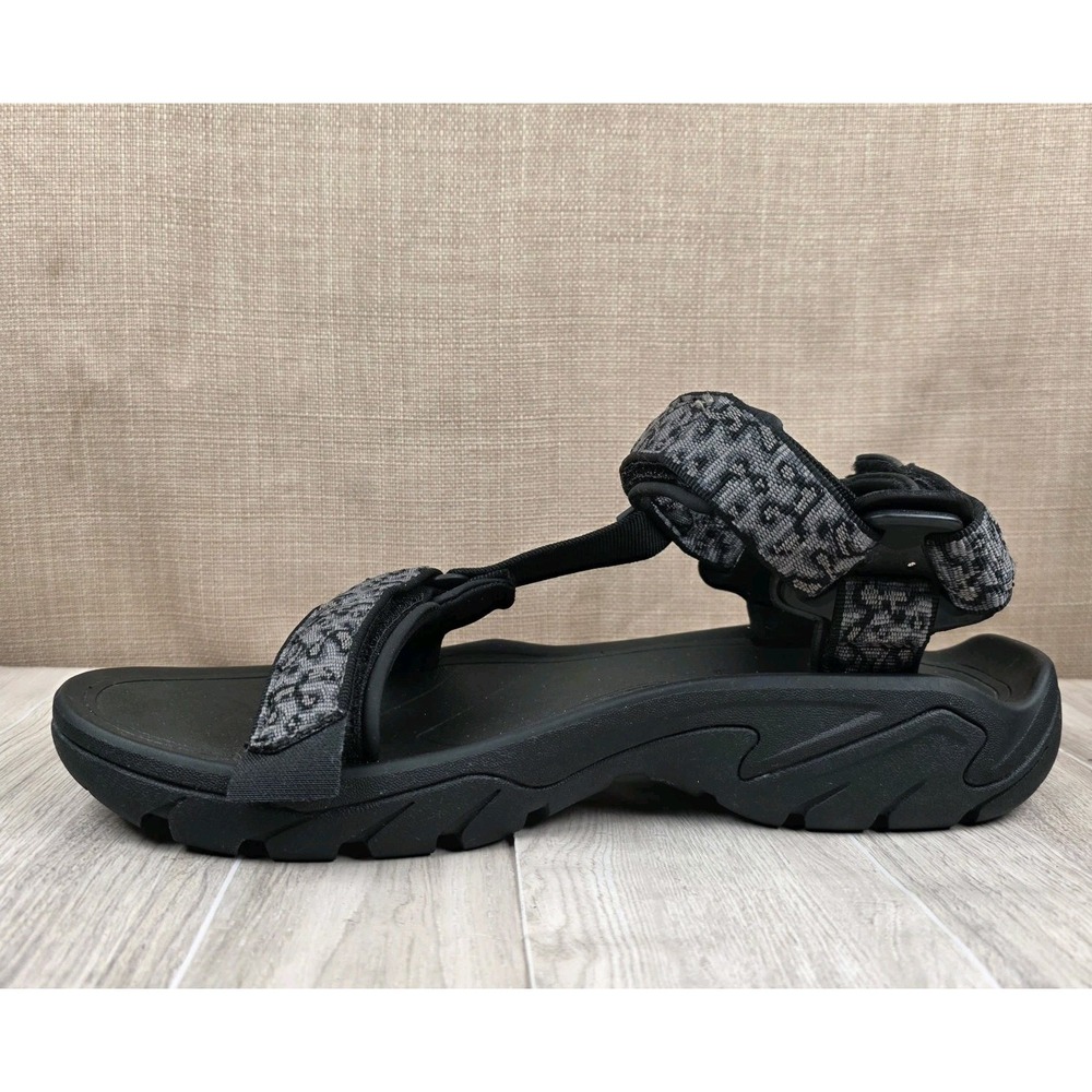 Teva Terra Fi 5 Universal Sandals Mens 8.5 Black Gray Camo Hiking Water 1102456 - Picture 2 of 10